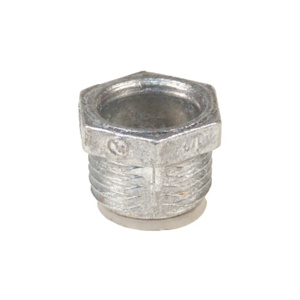 ABB Thomas & Betts Rigid / IMC Threaded Bushed / Chase Nipples 2-1/2 in Zinc Die Cast