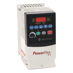 Rockwell Automation 22A-A PowerFlex 4 AC Drives 240 VAC 1 Phase 2.3 A 0.4 kW