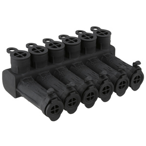 nVent Utilco Underground Distribution Direct Burial Multi-tap Connectors 10 AWG - 350 kcmil 6 Port