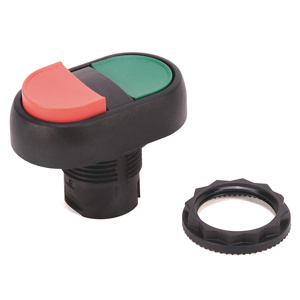 Rockwell Automation 800F Momentary Multi-operator Push Buttons 22.5 mm IEC No Illumination 2 Position Plastic Stop/Start Red/Green