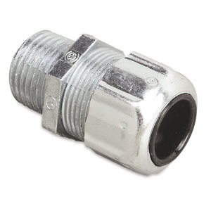 ABB Thomas & Betts Ranger 2900 Series Liquidtight Strain Relief Cord Connectors 1/2 in Steel 0.125 - 0.375 in