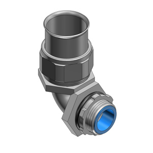 ABB Thomas & Betts 3740 Series 90 Degree <em class="search-results-highlight">Liquidtight</em> Connectors Insulated 3/4 in Compression x Threaded Malleable Iron