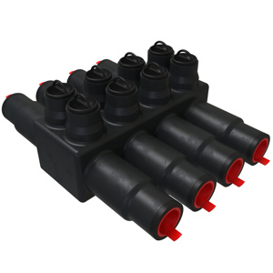 nVent Utilco Pedestal Multi-tap Connectors 2 AWG - 750 kcmil 4 Port