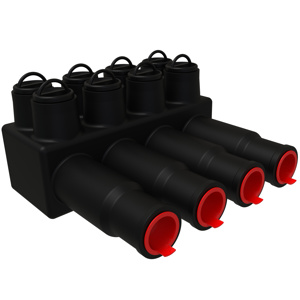 nVent Utilco Underground Distribution Direct Burial Multi-tap Connectors 2 AWG - 750 kcmil 4 Port