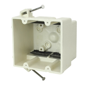 Allied Moulded fiberglassBOX™ 2300 Series New Work Nail-on Boxes Switch/Outlet Box Nails 3 in Nonmetallic
