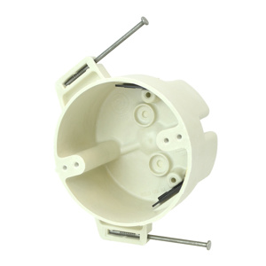 Allied Moulded FiberglassBOX™ 9351 Series Round Ceiling 8B Boxes Fiberglass 2-7/16 in Nails