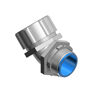 ABB Thomas & Betts 5300 Series 45 Degree Liquidtight Connectors Insulated 1/2 in Compression x Threaded Malleable Iron