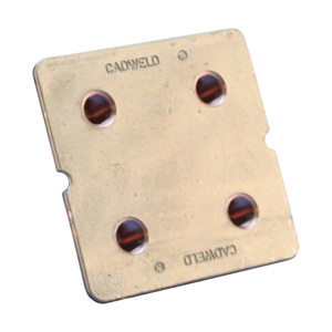 nVent Erico B161/B164 Series Earthpoints, Four Stud Brass