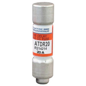 Mersen ATDR Amp-Trap 2000® Series Time Delay Class CC Fuses 20 A 600 VAC/300 VDC 200/100 kA