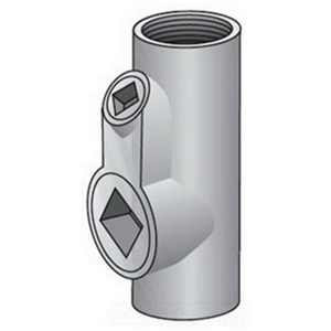 Appleton Emerson Rigid / IMC Threaded Seal-offs 1 in Malleable Iron Hazardous Location Dust-Ignitionproof, Explosionproof