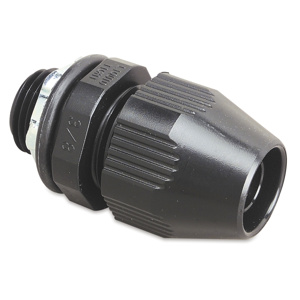 ABB Thomas & Betts LT-P Bullet Series Straight Nonmetallic Liquidtight Connectos Non-insulated 1 in Compression x Threaded Thermoplastic