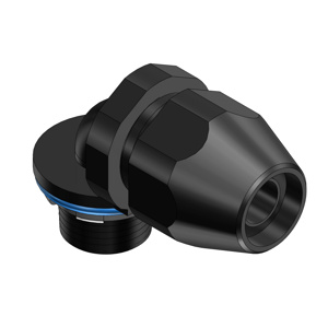 ABB Thomas & Betts LT-P Bullet Series 90 Degree <em class="search-results-highlight">Liquidtight</em> Nonmetallic Connectors Non-insulated 3/8 in Compression x Threaded Thermoplastic