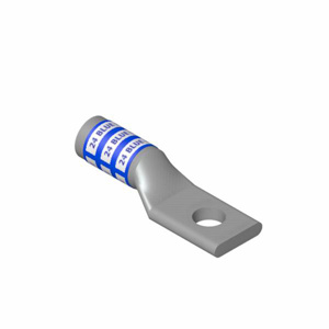 ABB Blackburn 60000 Series Standard Barrel Compression Lugs 1/2 in 1 Hole White 4/0 AWG