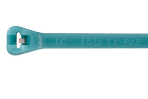 ABB Cable Ties Locking 13-3/8 in Aquamarine 100 per Pack Radiation-resistant