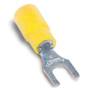 ABB Thomas & Betts Insulated Fork Terminals 12 - 10 AWG Vinyl Yellow