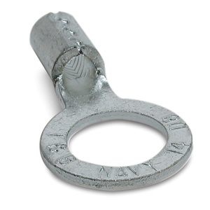ABB Thomas & Betts E Series Uninsulated Ring Terminals 6 AWG 3/8 in