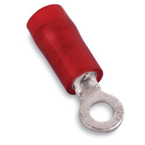 ABB Thomas & Betts RA Series Insulated Ring Terminals 22 - 16 AWG #10 Red