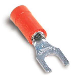 ABB Thomas & Betts Insulated Locking Fork Terminals 22 - 18 AWG Vinyl Red