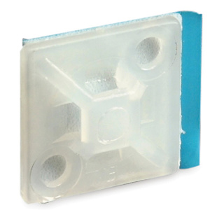 ABB Installation Products Thomas & Betts TC Series 2-way Cable Tie Mounting Pads 1.13 in Nylon 6, 6 1.13 in