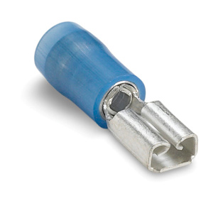 ABB Thomas & Betts Female Insulated Disconnects 16 - 14 AWG 0.187 in Blue