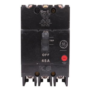 ABB Industrial Solutions TEY Q-Line Series Molded Case Bolt-on Circuit Breakers 45 A 480Y/277 V 3 Pole