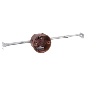 ABB Thomas & Betts 4070 Series Bar Hanger Round 8B Boxes Phenolic 2-3/8 in Adjustable Bar Hanger (16.5 - 27 in)