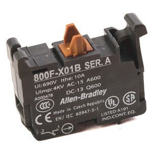 800F-X01B 800F CONTCT BLK LATCH