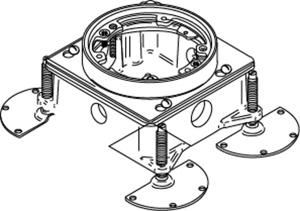 Wiremold 880 Series Single Service Floor Boxes