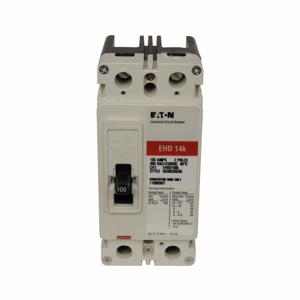 Eaton Cutler-Hammer EHD Series C Molded Case Industrial Circuit Breakers 20 A 480 VAC, 250 VDC 14 kAIC 2 Pole 1 Phase