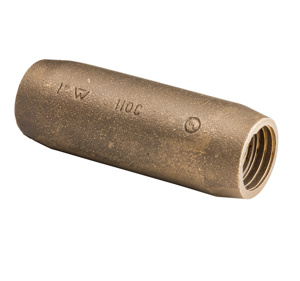 nVent Ground Rod Threaded Couplings 3/4 in Bronze