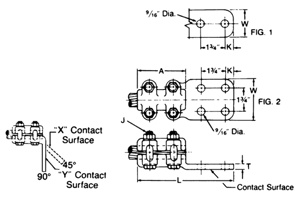 Hubbell Power ACF Aluminum Compression Terminals