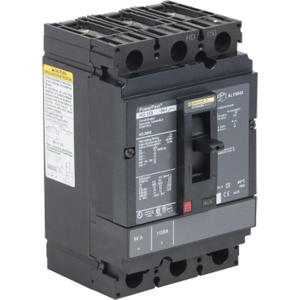 Square D Powerpact™ HDL Series Cable-in/Cable-out Molded Case Industrial Circuit Breakers 90-90 A 600 VAC 14 kAIC 3 Pole 3 Phase