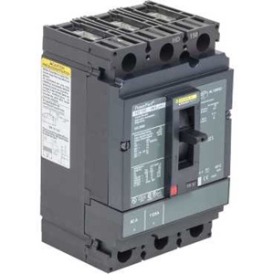 Square D Powerpact™ HDL Series Cable-in/Cable-out Molded Case Industrial Circuit Breakers 125-125 A 600 VAC 14 kAIC 3 Pole 3 Phase