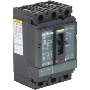 Square D Powerpact™ HDL Series Cable-in/Cable-out Molded Case Industrial Circuit Breakers 35-35 A 600 VAC 14 kAIC 3 Pole 3 Phase
