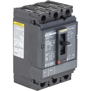 Square D Powerpact™ HDL Series Cable-in/Cable-out Molded Case Industrial Circuit Breakers 45-45 A 600 VAC 14 kAIC 3 Pole 3 Phase