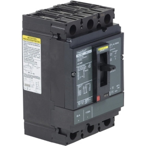 Square D Powerpact™ HGL Series Cable-in/Cable-out Molded Case Industrial Circuit Breakers 50-50 A 600 VAC 18 kAIC 3 Pole 3 Phase