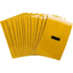 Brady 5920 Series Reflective Number and Letter Labels Dash Black on Yellow B-997 Reflective Sheeting