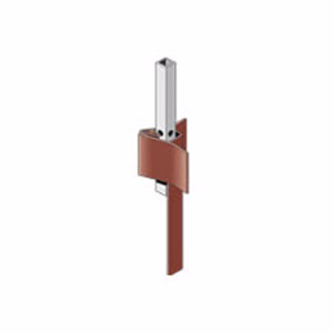 Brady V-Loc Breakaway System - Square with Wedge 2 in square with wedge Brown/White Steel