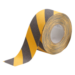 Brady Anti-Slip Striped Floor Marking Tape 60 ft 3 in Polyester