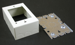 Wiremold 500/700 Series Device Box - 1 Gang Standard