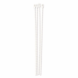 Brady Cable Ties Beaded 8 in White 100 per Pack