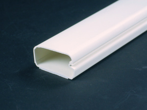 Wiremold 2700/2800/2900 Raceway Base and Covers 8 ft PVC Ivory 1 Channel