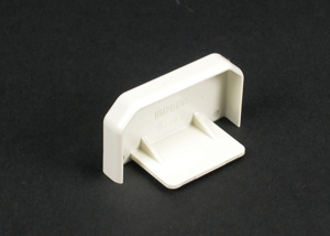 Wiremold NM2000 Raceway Blank End Fitting Ivory PVC Snap-on