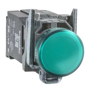 Schneider Electric Harmony™ XB4 Pilot Light Assemblies Green Round