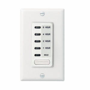 Intermatic EI200 Series Timer Switch Presets 4-Level Preset with Hold 15 A Resistive/8.3 A Incandescent White
