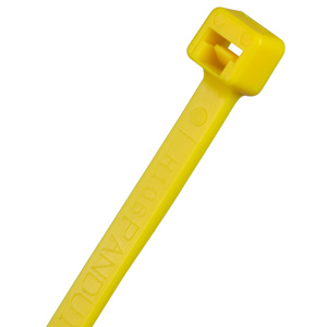Panduit Cable Ties Locking 5.6 in Plenum Rated Yellow 100 per Pack Weather-resistant