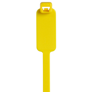 Panduit Marker and Flag Cable Ties 14.6 in Yellow 100 per Pack