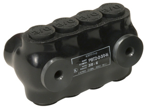 Ilsco Mountable Multi-tap Connectors Two Sided 750 - 250 kcmil 8 Port