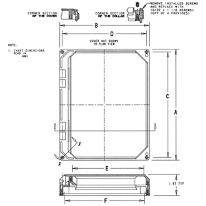 ABB Carlon Hinged Window Kits
