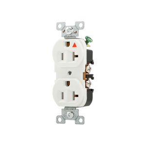 Eaton Wiring Devices IG5362 Series Duplex Receptacles 20 A 125 V 2P3W Industrial White